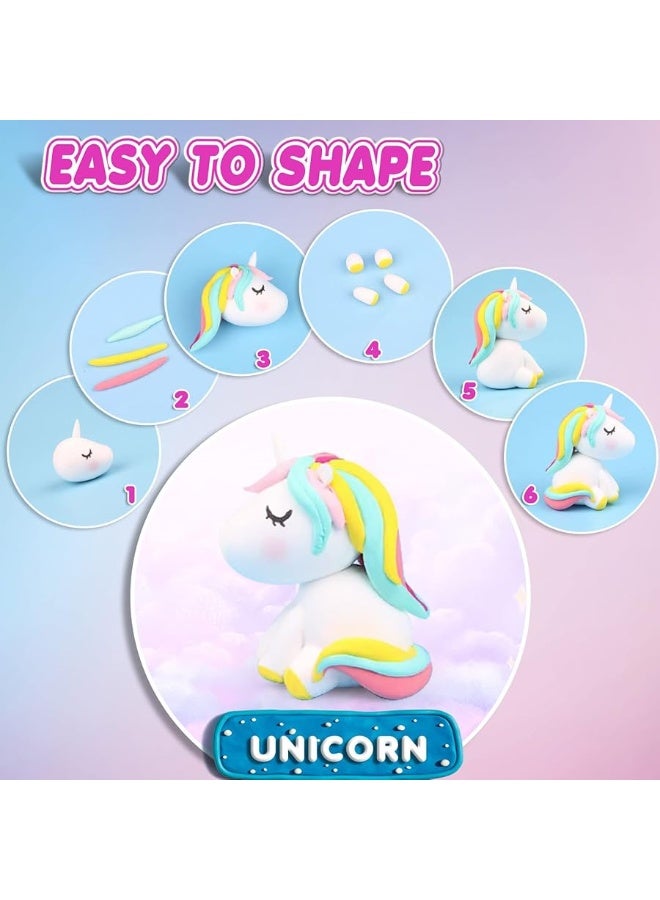 ESSENSON Magic Clay - Air Dry Clay 24 Colors, Modeling Clay for Kids with Tools, Soft & Ultra Light, Toys Gifts for Age 3 4 5 6 7 8+ Years Old Boys Girls Kids - Image 1