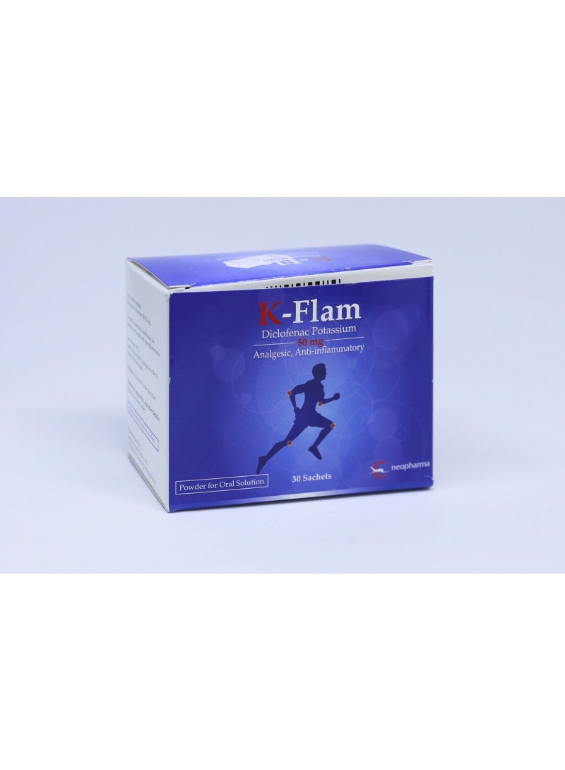 K Flam K-Flam 50mg Powder for Oral Suspension – 30 Sachets - Image 2