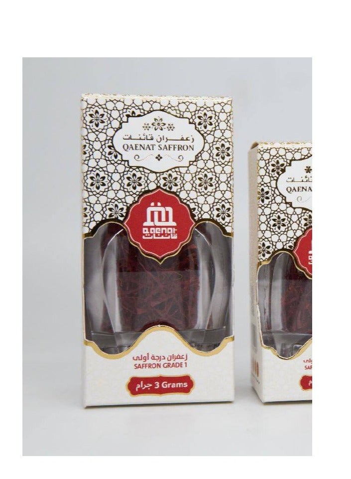 QAENAT 3 grams of first-class saffron, all red threads 100% pure from Iran - Image 3