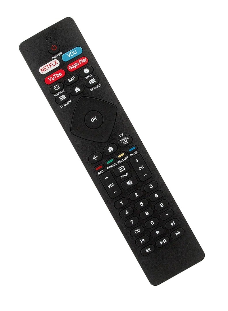 ELTRAZONE Replacement IR Backup Remote Control for Philips Smart LED Android TV (NH800UP, BT800, URMT47CND002) with Battery - Image 4