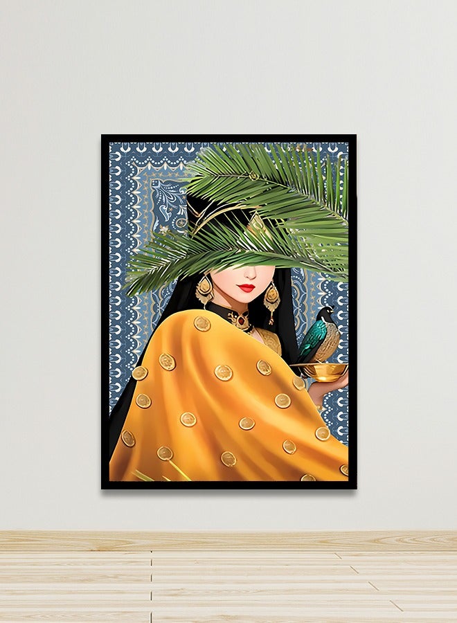 4gdran Canvas Wall Art For Wall Decoration Abstract Design With A Hollow Frame Size 120x80cm One Piece  - Image 2