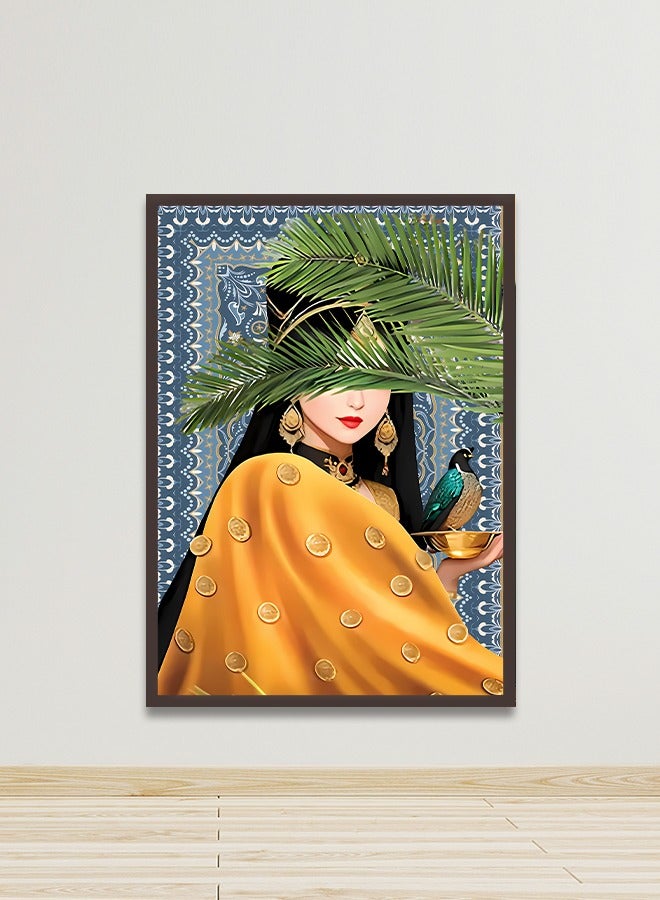 4gdran Canvas Wall Art For Wall Decoration Abstract Design With A Hollow Frame Size 120x80cm One Piece  - Image 4
