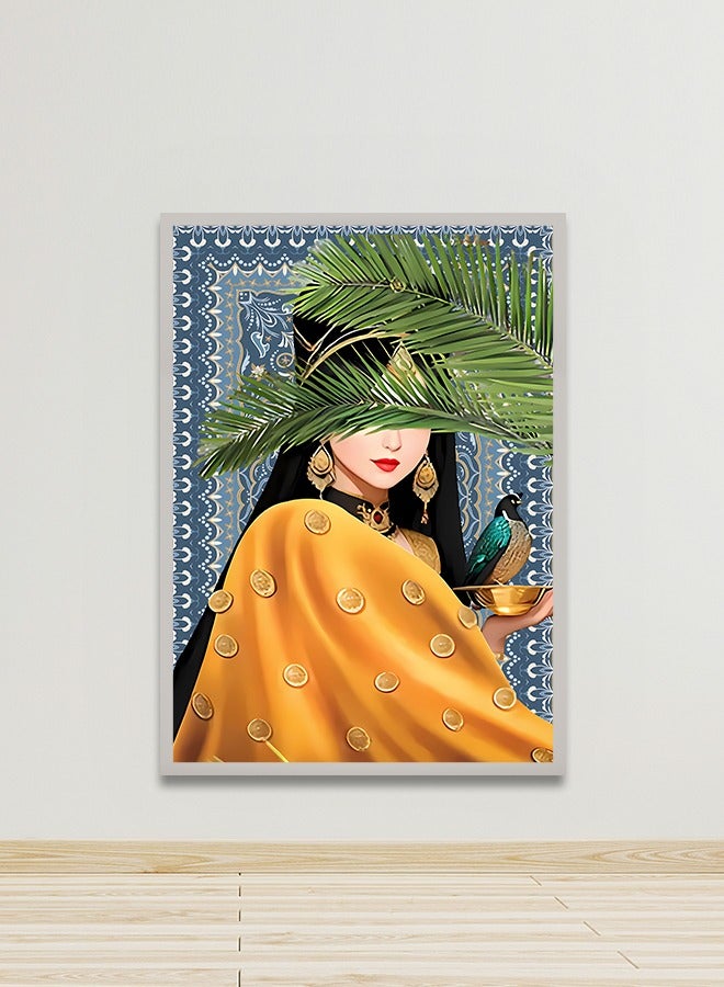 4gdran Canvas Wall Art For Wall Decoration Abstract Design With A Hollow Frame Size 120x80cm One Piece  - Image 3