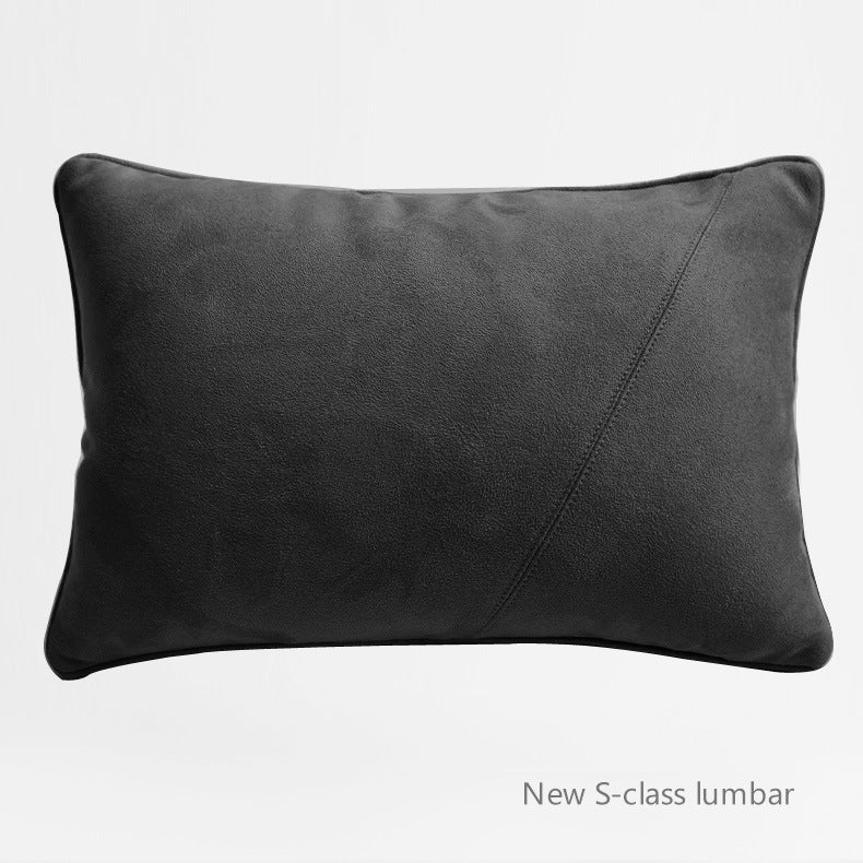 Upgraded S400 Mercedes Maybach S-Class Orange Headrest Pillow Black waist pillow 