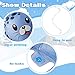 LaRandom 108 Pcs Winter Party Decorations Polar Bear Penguin Seal Christmas Balloon Arch Garland Kit Blue White Silver Foil Latex Balloons for Winter Christmas Baby Shower Birthday Party Decorations - Image 4