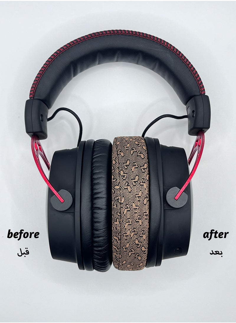 Replacement Ear Pads for HyperX Headphones - Noise Isolation, Memory Foam, Cooling Gel - Compatible with Cloud III, II, Alpha, Core, Stinger - 1 Pairs, Anti-Slip, Breathable, Dustproof