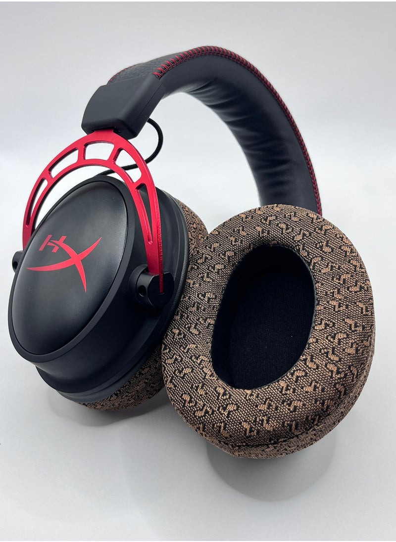 Replacement Ear Pads for HyperX Headphones - Noise Isolation, Memory Foam, Cooling Gel - Compatible with Cloud III, II, Alpha, Core, Stinger - 1 Pairs, Anti-Slip, Breathable, Dustproof