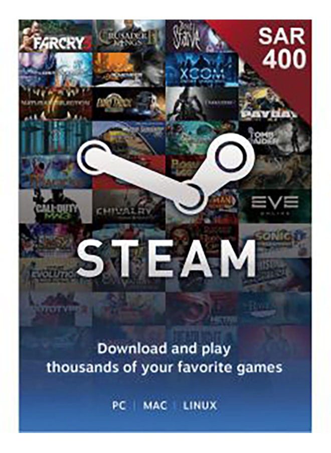 Steam KSA Steam 400 SAR (Delivery via SMS/WhatsApp) 