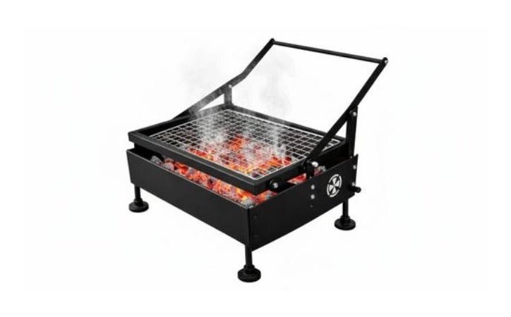 Smart charcoal grill with flip function – double grid and body - Image 1