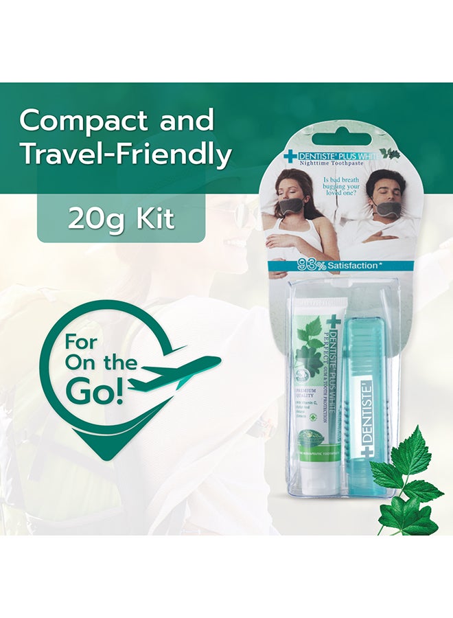 DENTISTE Travel Pack 20G Tube + Toothbrush - Image 4