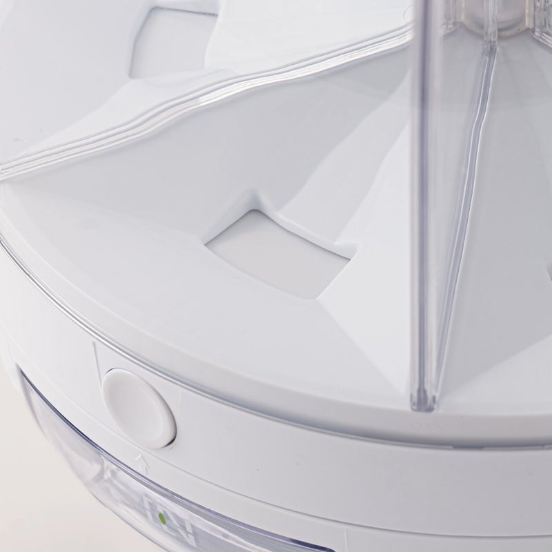 ALBERTO موزع حبوب متعدد من ألبرتو بلاستيك مع غطاء دوار، أبيض 11 كجم - Image 5