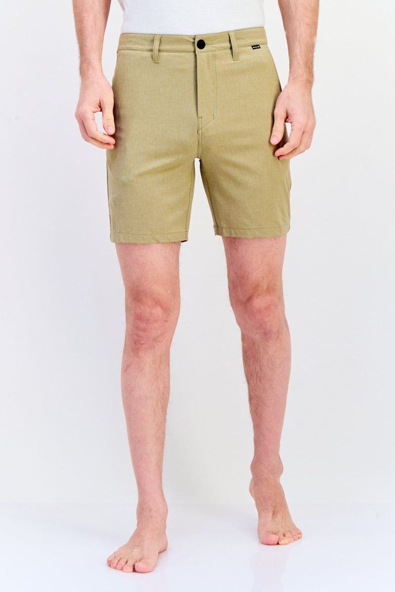 Hurley Men Solid 18 Length Board Short, Khaki - Image 1