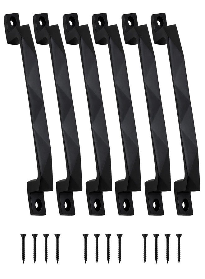 VOLO Black Finish Door and Window Handle for Home & Kitchen Doors/Cabinet/Window Handles - Mosaic Type (Model: Run 62) (96MM, 6) - Image 1