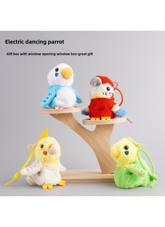 Generic Simulation Electric Parrot Flapping Wings Doll Toy Dancing Bird 1-2 Years Old 3 Plush Doll Gift-Color:Electric Parrot-blue  - Image 3