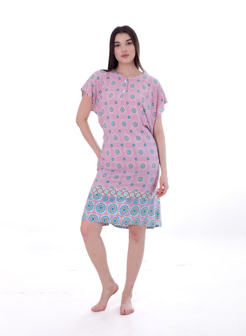BEBO Women's short abaya with short sleeves  - Image 1