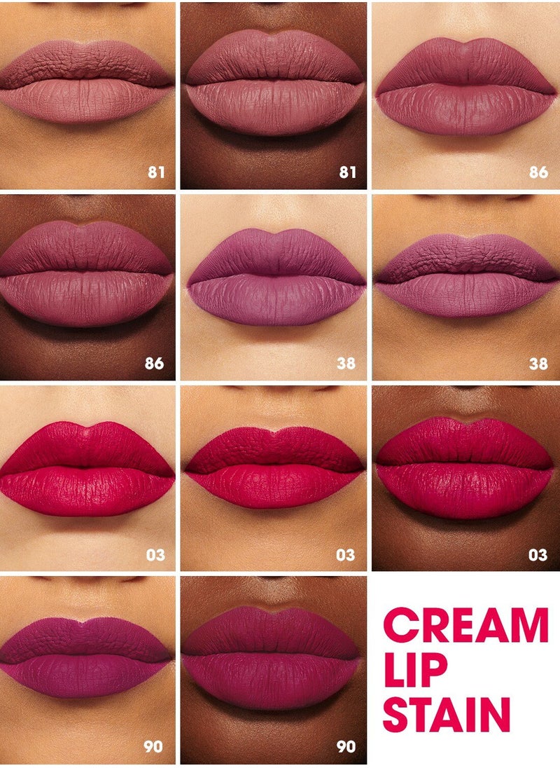 SEPHORA - SEPHORA COLLECTION Cream Lip Stain 10HR Liquid Lipstick 138 Afternoon Tea – Long-Lasting, Matte Brown Pink, High-Pigment & Transfer-Resistant (5ml) - Image 1