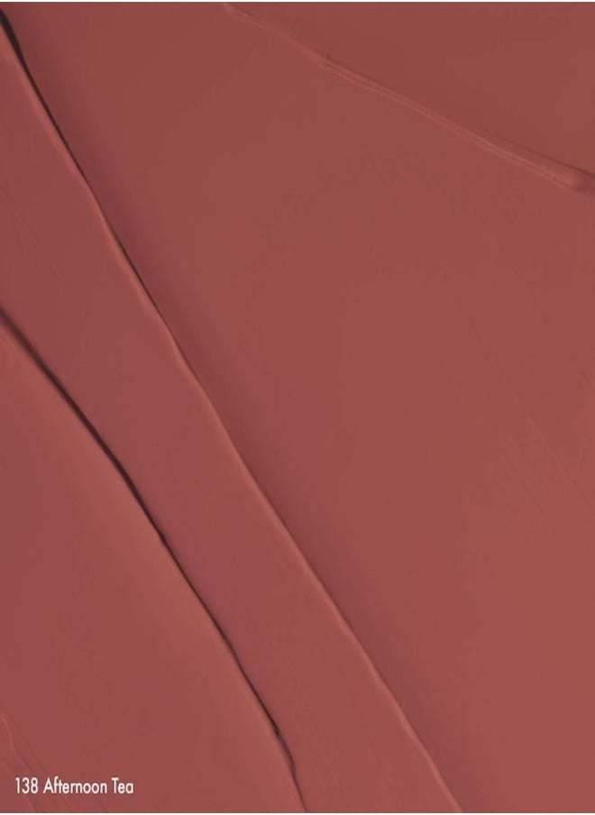 SEPHORA - SEPHORA COLLECTION Cream Lip Stain 10HR Liquid Lipstick 138 Afternoon Tea – Long-Lasting, Matte Brown Pink, High-Pigment & Transfer-Resistant (5ml) - Image 1