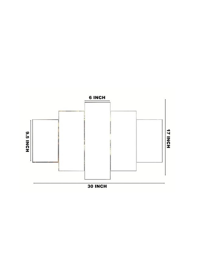 perpetual 3D Scenery Wall Painting Set of 5| Painting For Wall Decoration | Large Framed Wall Decor for Living Room, Office, Hotel (75 x 43 cm) - Wood - Image 5