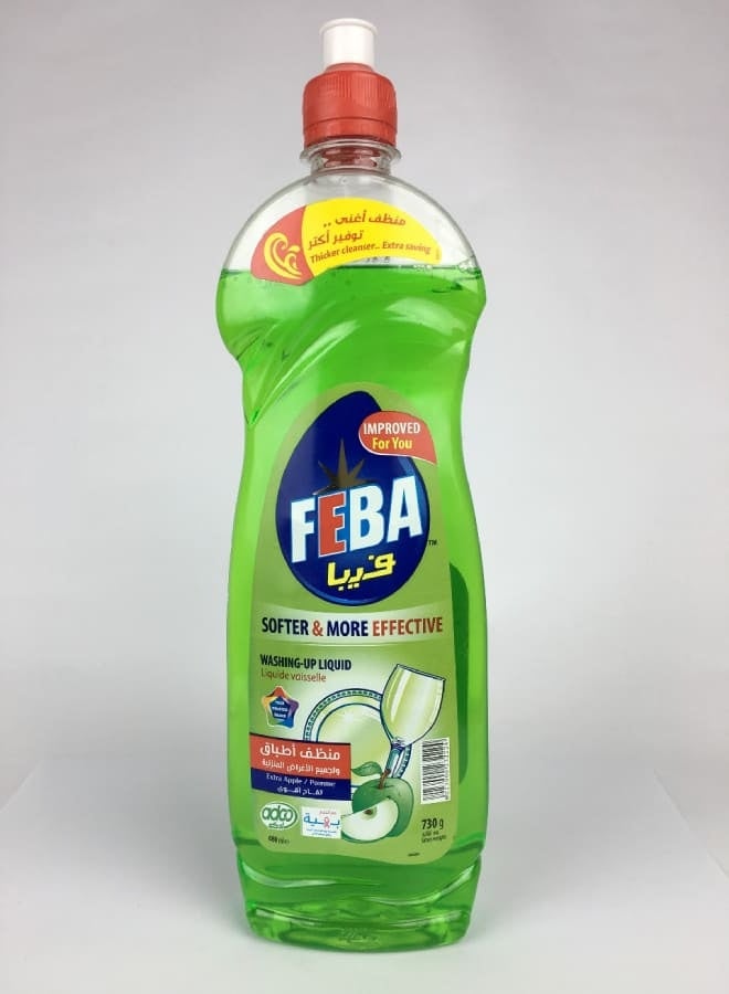 FEBA Dish wash 680 ml Apple - Image 1