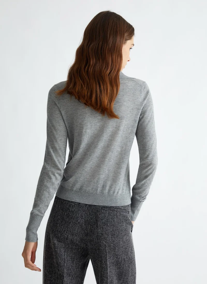 Liu Jo Cotton and cashmere polo-shirt