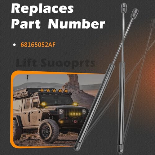 TINGYINGDA 28.5 in 2PCS Liftgate Lift Support Tailgate Hatch Struts Gas Spring Shocks Rod Compatible with Jeep 2015-2021 Grand Cherokee OE#68165052AF w/Power Liftgate,Right Side Require One 4 Door,Sport Utility - Image 4