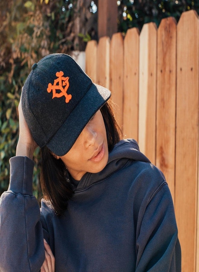 الإبرة الأمريكية قبعة AMERICAN NEEDLE Archive Legend Yomiuri Giants Nippon Professional Baseball League Adjustable Bucklestrap Dad Hat (21005A-YOG-BLK) - Image 5
