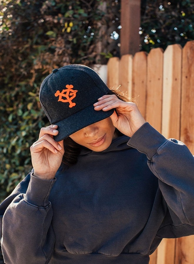الإبرة الأمريكية قبعة AMERICAN NEEDLE Archive Legend Yomiuri Giants Nippon Professional Baseball League Adjustable Bucklestrap Dad Hat (21005A-YOG-BLK) - Image 4