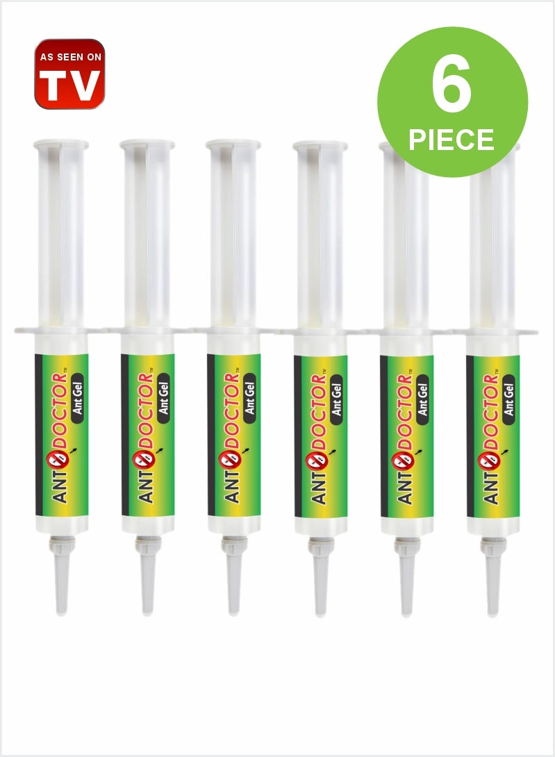 AS SEEN ON TV Powerful Ant Killer Gel - Ant Doctor Injection Solution, 10g Pack Of 6