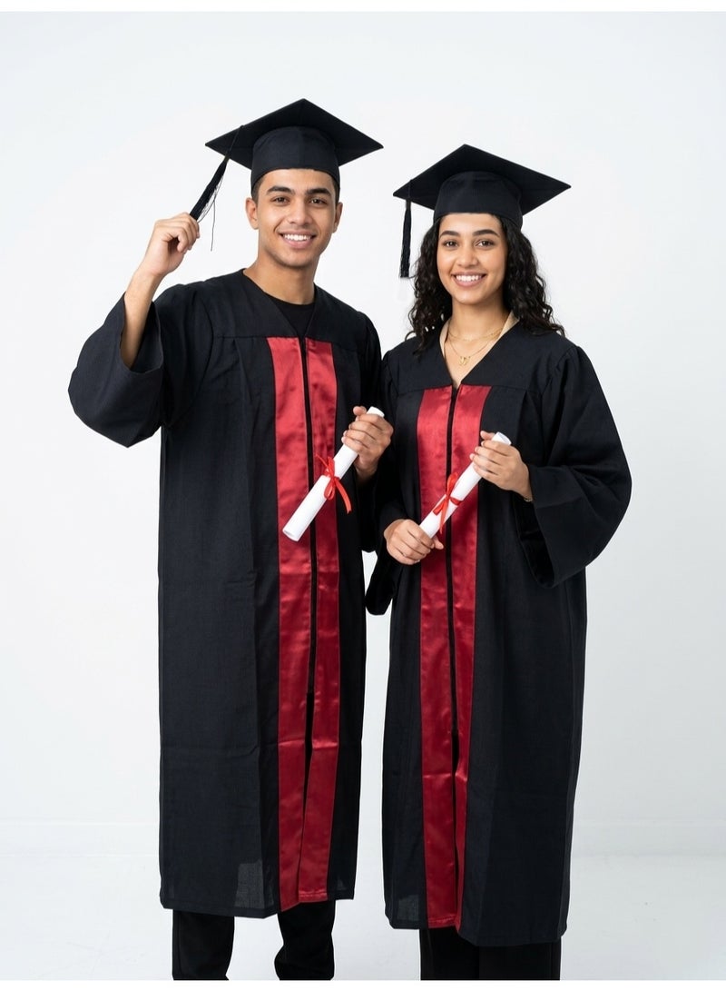 red-Tone Gabardine Graduation Set