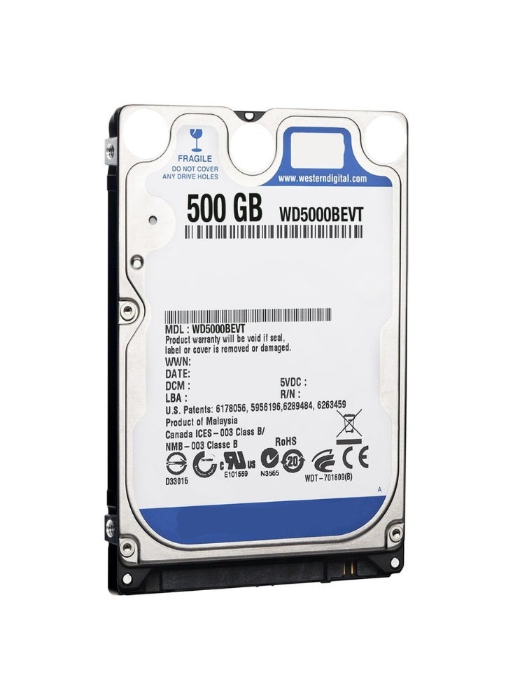 500GB 2.5-Inch Internal Hard Drive, 5400 RPM, 8MB Cache, SATA II – Reliable Storage for Laptops - Image 1
