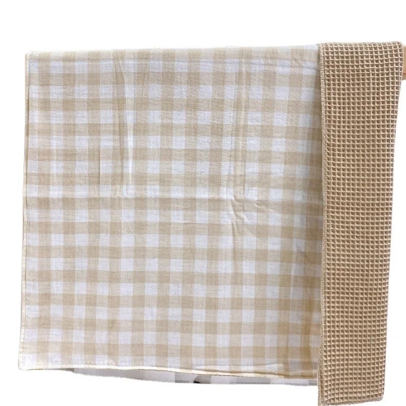 Y&D Newborn Muslin Swaddle Blanket - Soft Cotton Gauze Swaddlers Wrap for Baby & Adults - Double Layer Knit - Image 2