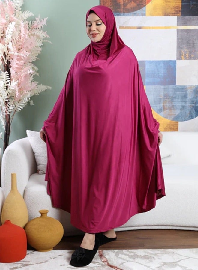 Zmurud Jersey Khimar - plain - Image 3