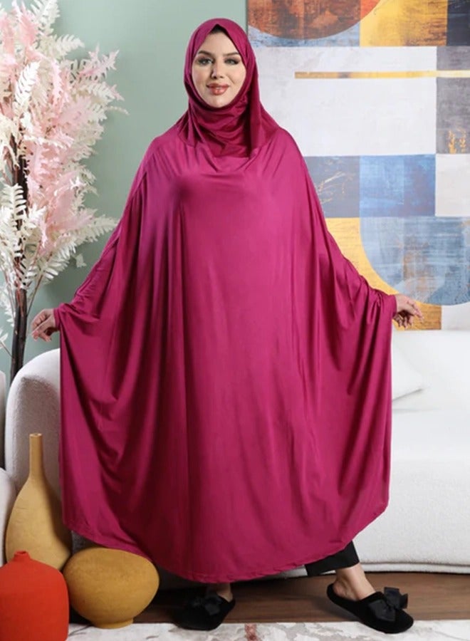 Zmurud Jersey Khimar - plain - Image 2