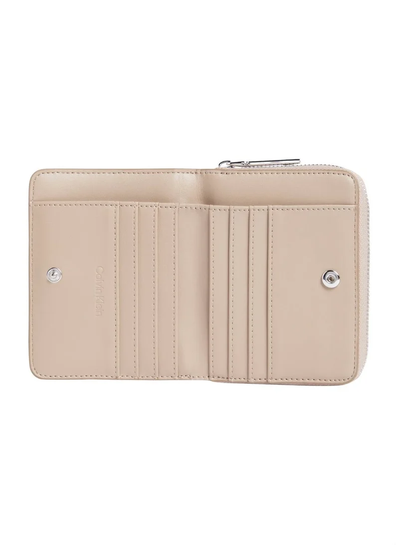 CALVIN KLEIN Women's CK Must Zip-Around Wallet - Polyester, Beige