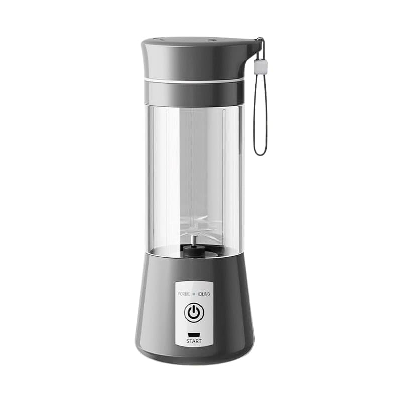 Qlect Elite Portable Blender for Juices, Shakes, Smoothies, Crushing Ice, USB Rechargeable Battery with 1500 mAh 50 Watts Motor,380ml, (Grey) - Image 1