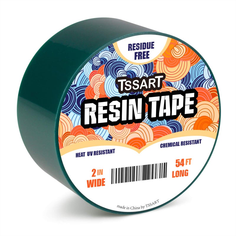 TSSART Resin Tape for Epoxy Resin Molding - Silicone Thermal Adhesive Tape, Oxidation and High Temperature Resistance Easy Peeling, Epoxy Release Tape - 2 inch Wide 108FT Long - Image 1