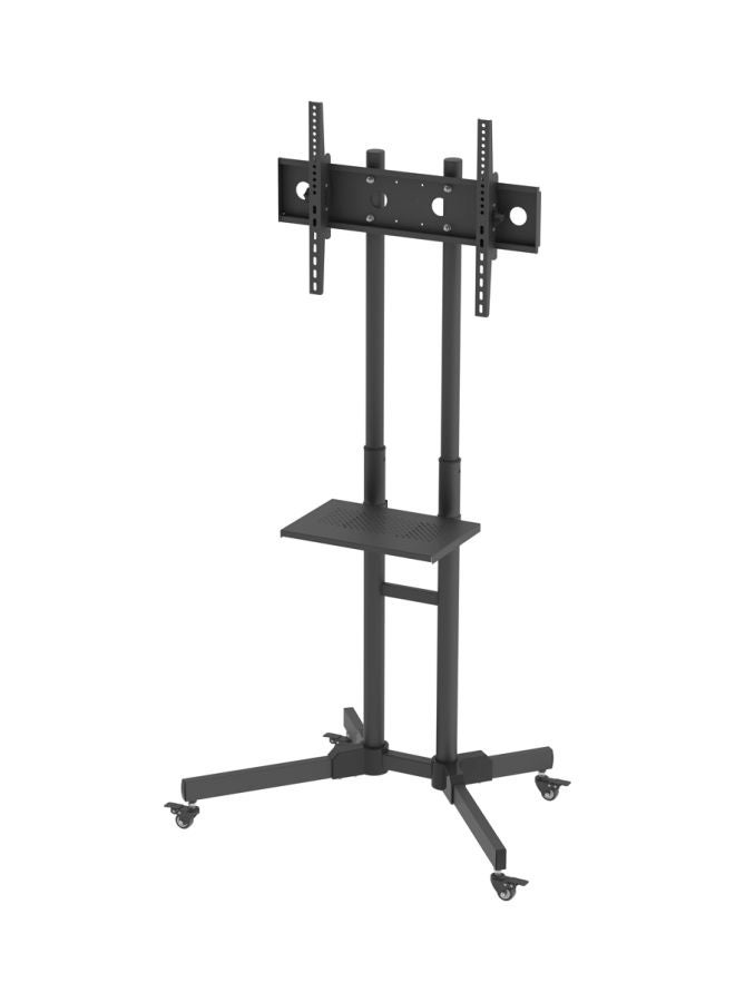 Alpha TV Floor Stand Trolley With Wheels For LED and LCD Screen 32 to 65 - Image 2