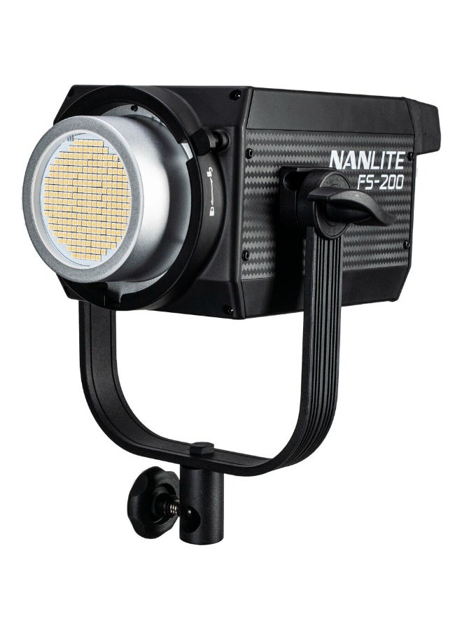 نانليت 2X (Nanlite FS-200 Daylight LED Monolight) + GB-288 General optical Snoot with LED 10W - Image 2