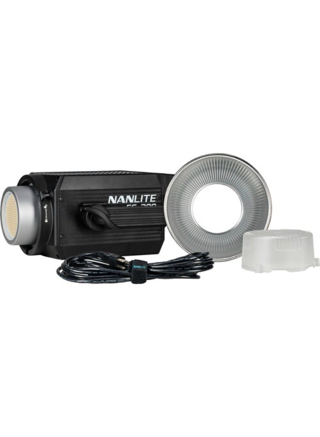 نانليت 2X (Nanlite FS-200 Daylight LED Monolight) + GB-288 General optical Snoot with LED 10W - Image 5