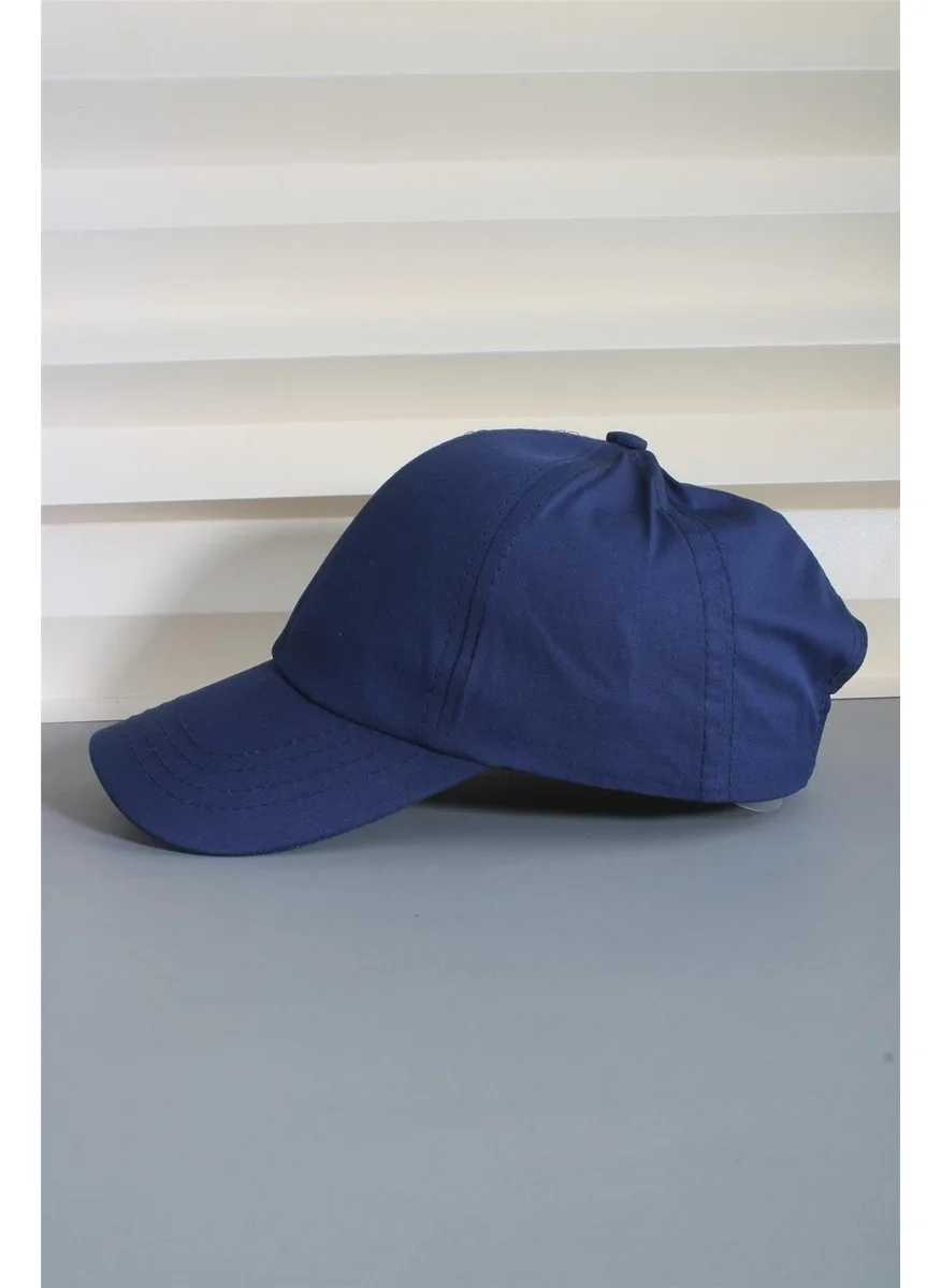 Cappello Navy Blue Sports Hat Unisex Adjustable Back Velcro 24SAPKADUZ