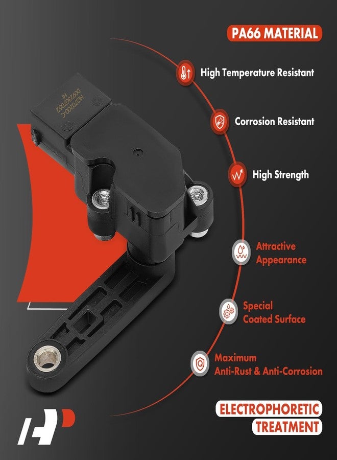 أ-بريميوم مستشعر مستوى ارتفاع الركوب الأمامي A-Premium بدون حامل، متوافق مع سيارات BMW X5 (2014-2020)، X4، X7 (2019-2020)، X3 i3s (2018-2019)، X1، X2، X6، i3، i8 (1.5 لتر، 2.0 لتر). - Image 4