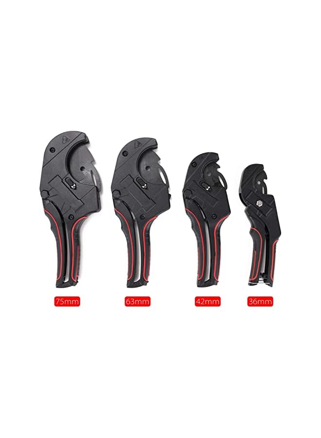 بروماس قاطعة قطع أنابيب PVC، مقص قطع سريع للأنابيب، مقص أنابيب المياه البلاستيكية، نظام شفرة سريع التغيير، عملية طحن دقيقة للحافة القاطعة، لقطع أي حبل، نايلون، جسم متين - Image 2