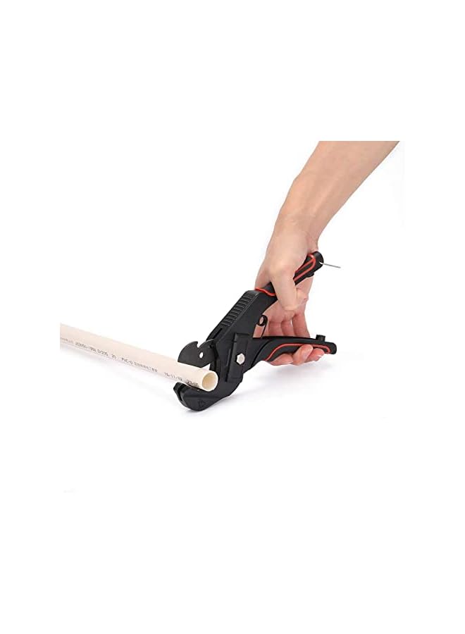 بروماس قاطعة قطع أنابيب PVC، مقص قطع سريع للأنابيب، مقص أنابيب المياه البلاستيكية، نظام شفرة سريع التغيير، عملية طحن دقيقة للحافة القاطعة، لقطع أي حبل، نايلون، جسم متين - Image 3