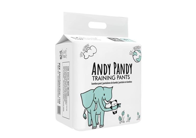Andy Pandy حفاضات تدريب أندي باندي للأطفال غير محددي الجنس - 4T (XXL-كبير)، 33+ رطل - أبيض، 18 قطعة (غير للبالغين) - Image 2