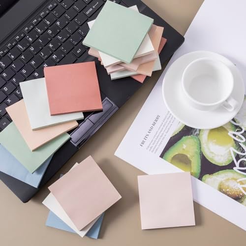 Kozerite (16 Pack) Sticky Notes 3x3, Vintage Colors, Sticky Pads, Recyclable, Easy to Stick for Home, Office, Notebook - Image 5