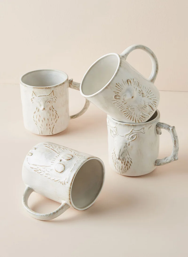 Anthropologie Home Owl Kylo Mug