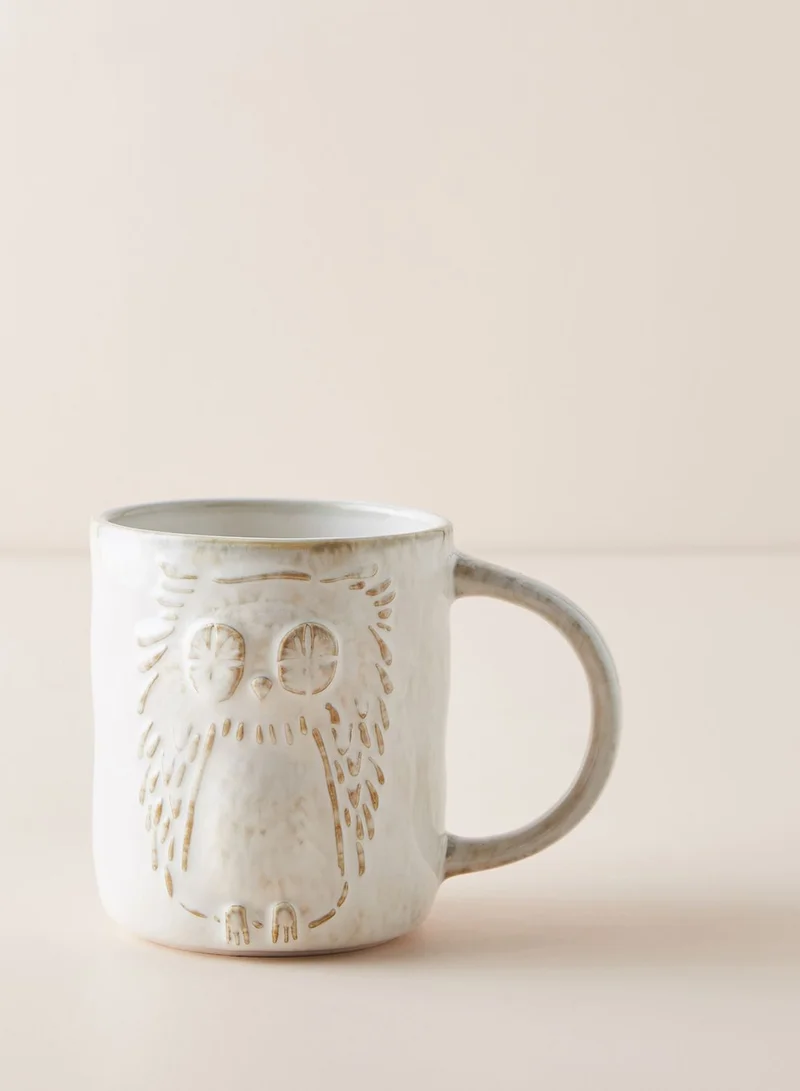 Anthropologie Home Owl Kylo Mug
