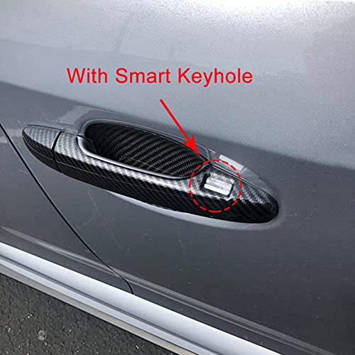 Kolya Exterior Door Handle Cover Trim for Subaru Accessories WRX WRX STI 2015-2021, XV Crosstrek 2013-2017, Forester 2013-2018, Outback 2015-2025 (with Smart Keyhole) - Image 3