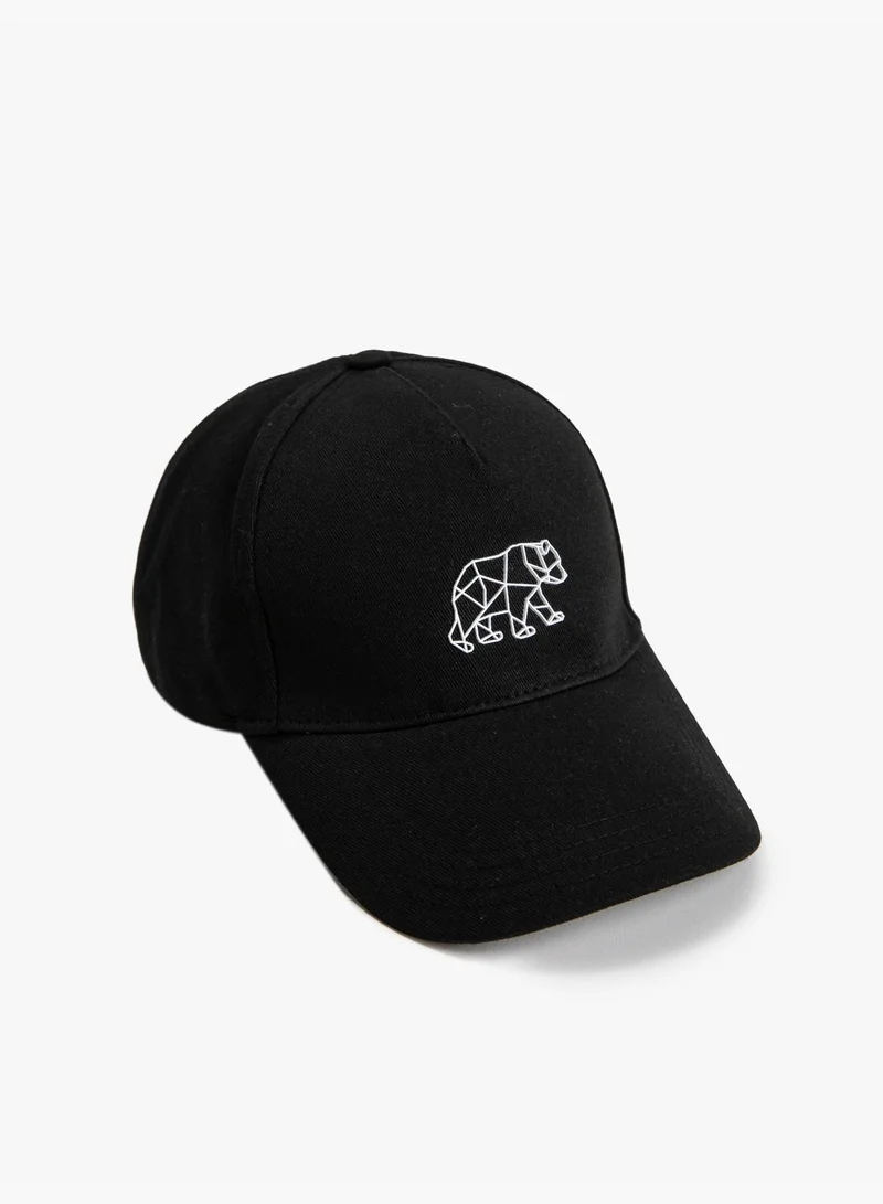 كوتون Embroidered Cap Hat