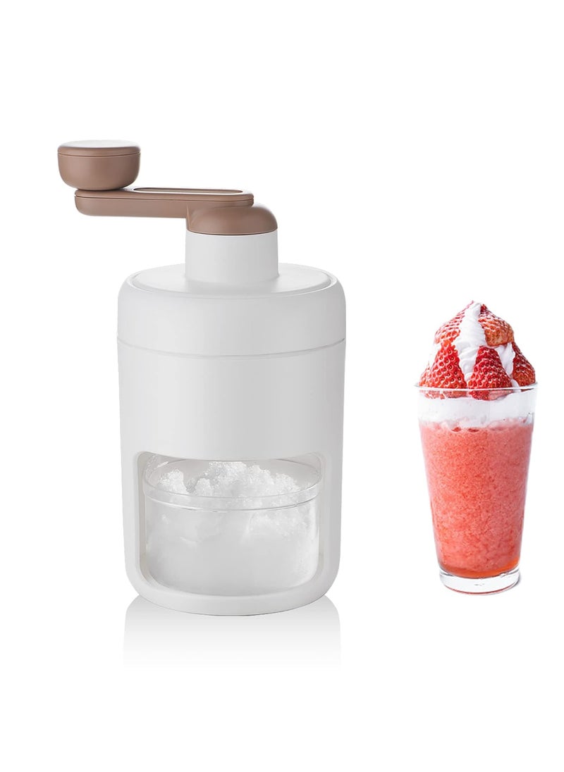 shoxil - Shoxil Shaved Ice Machine Snow Cone Machine Manual Portable Ice Crusher and Shaved Ice Machine with Free Ice Cube Trays BPA Free - Image 1